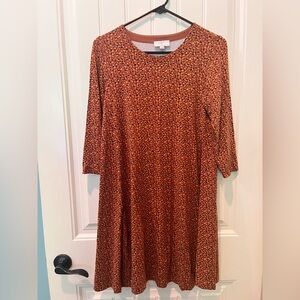 LOFT Dress Ladies Sz SP Fall Perfect Lightweight Super Comfy Pumpkin Jean Jacket